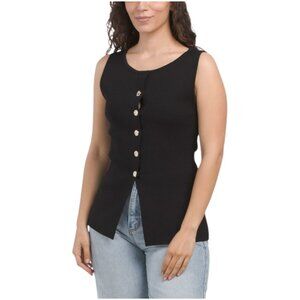 RACHEL ZOE Button Front Sweater